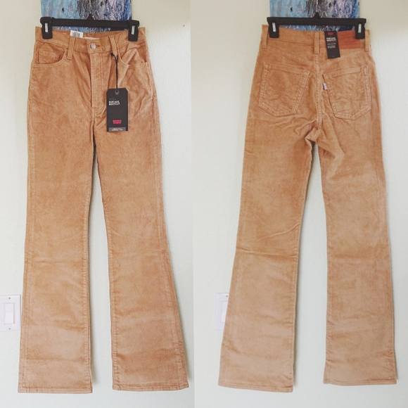 Levi's Premium Ribcage Corduroy Bootcut Jeans NWT - Picture 10 of 14